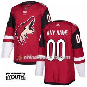Arizona Coyotes Dresy Personalizované Adidas 2017-2018 Červená Authentic - Dětské